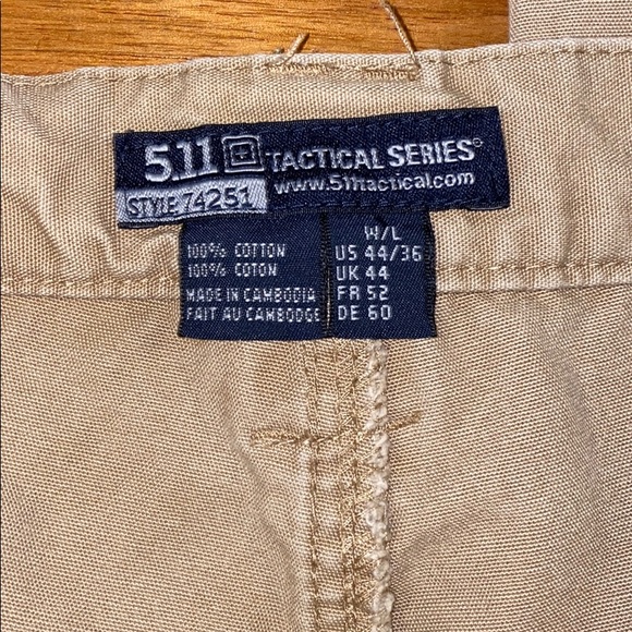 Mens 5.11 tactical cargo pants W44 L36 - Picture 4 of 4